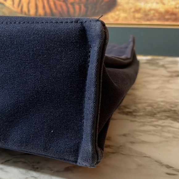 HERMES Fourre Tout MM Tote Bag Canvas Authentic Vintage. - Picture 8 of 12